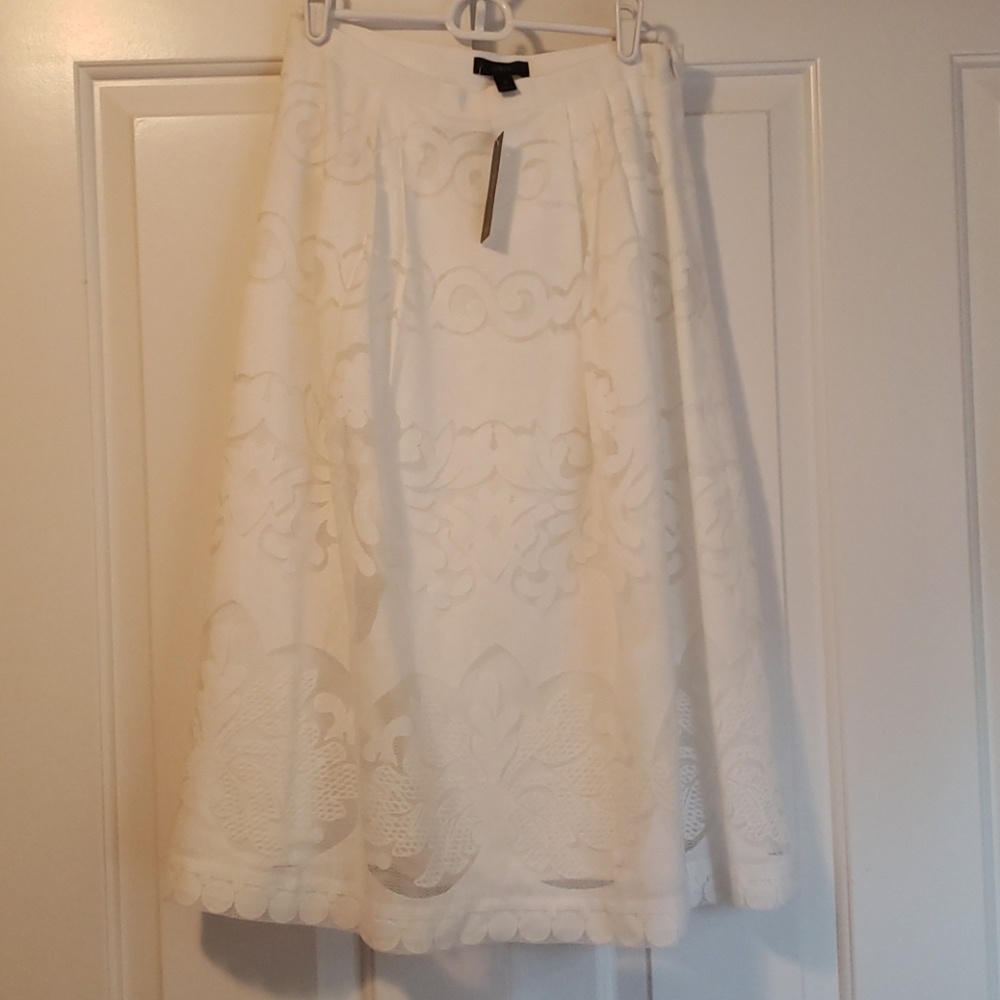 NWT White Lace J.Crew Skirt Sz 2